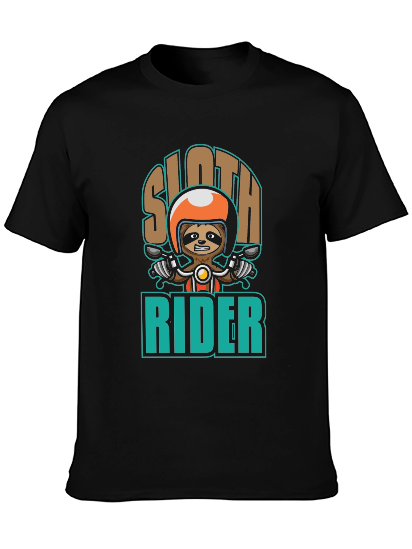 Sloth Rider T-Shirt - Cool Graphic Tee