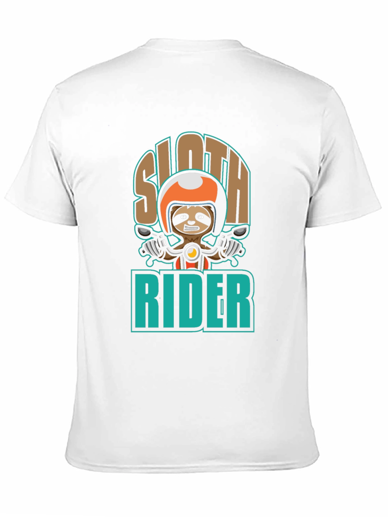 Sloth Rider T-Shirt - Cool Graphic Tee