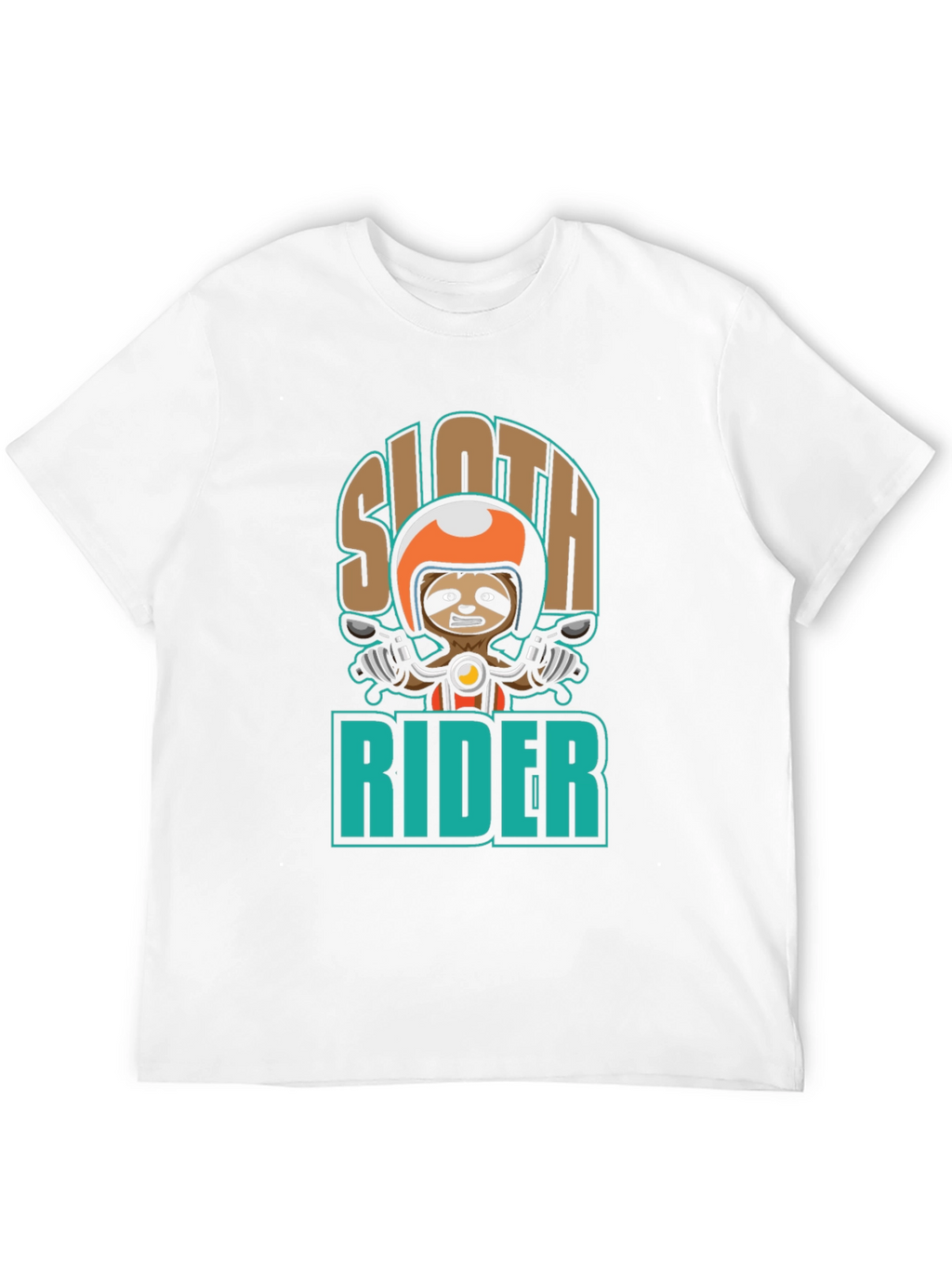 Sloth Rider T-Shirt - Cool Graphic Tee