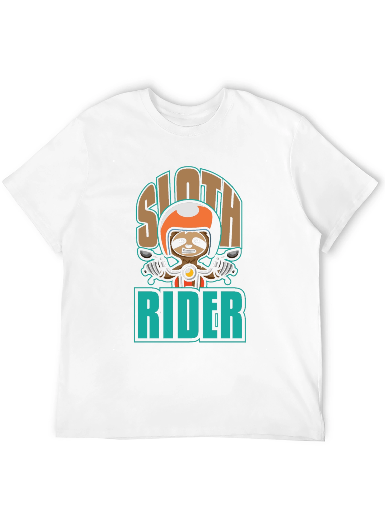 Sloth Rider T-Shirt - Cool Graphic Tee