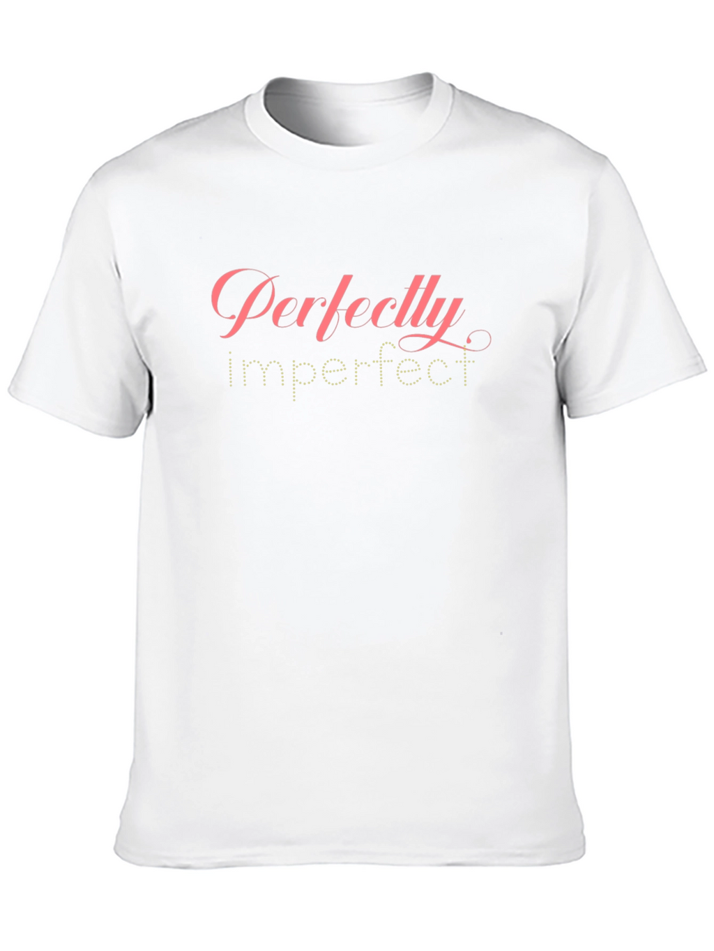 Perfectly Imperfect Black Graphic T-Shirt
