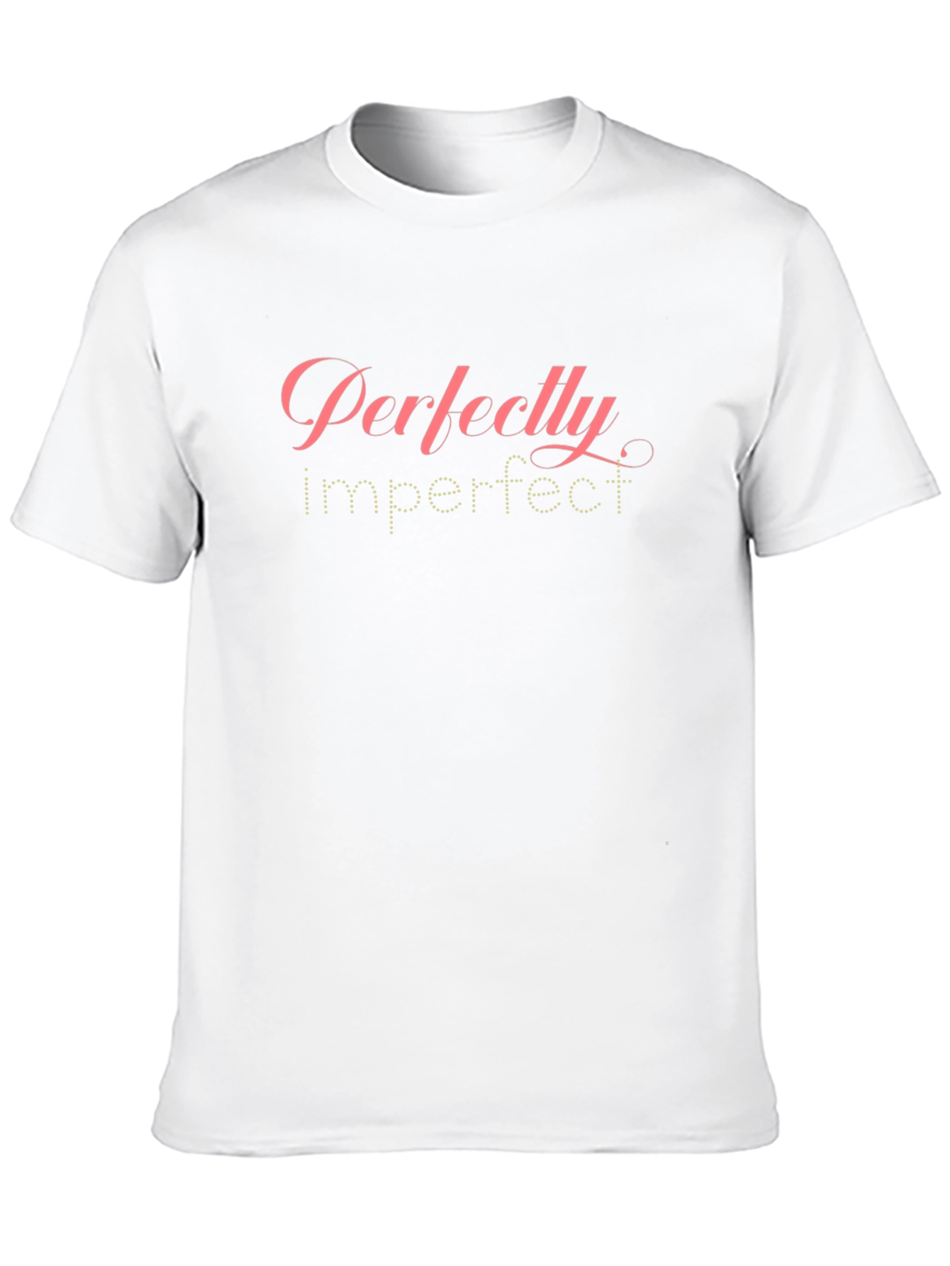 Perfectly Imperfect Black Graphic T-Shirt
