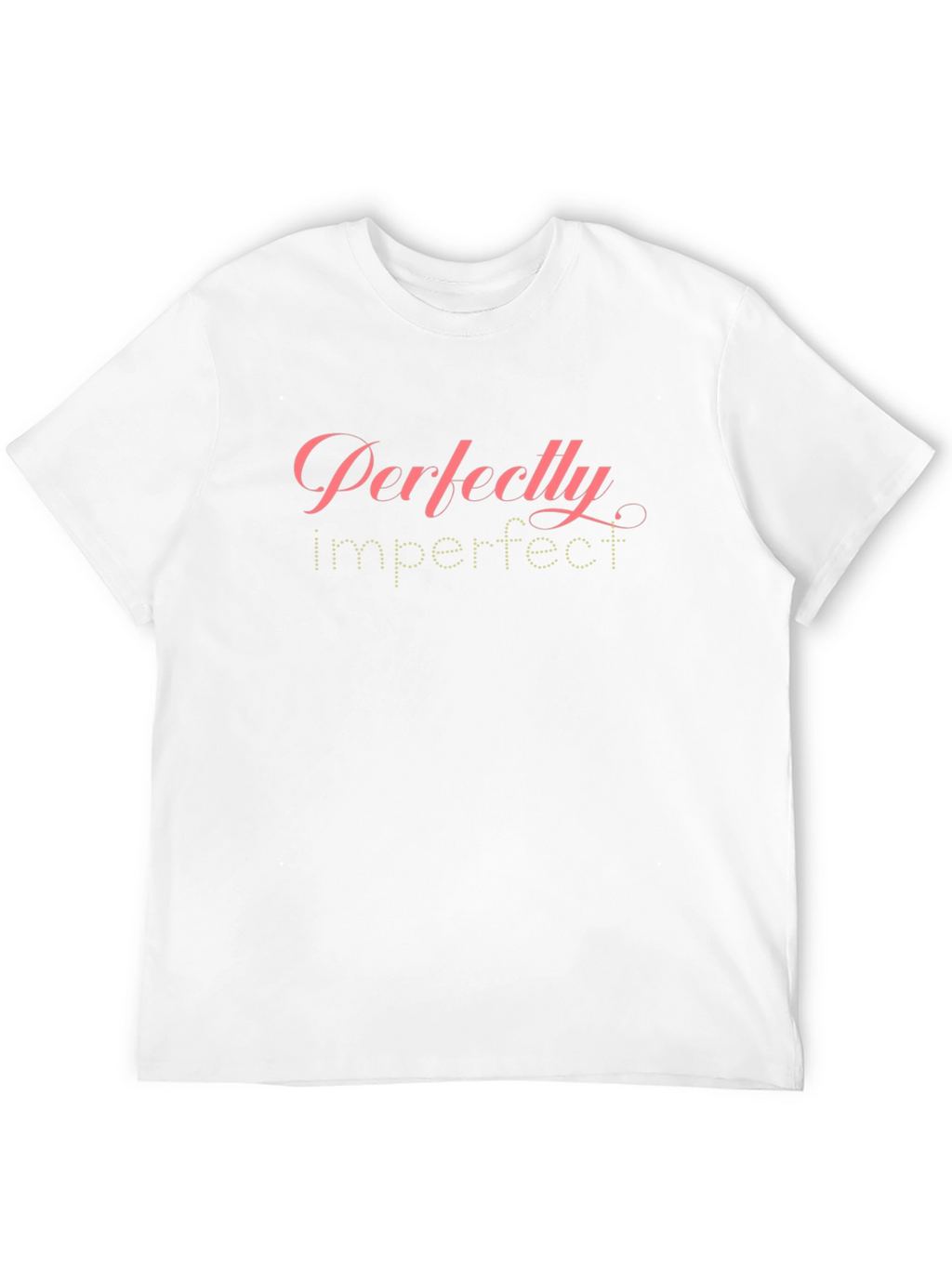 Perfectly Imperfect Black Graphic T-Shirt