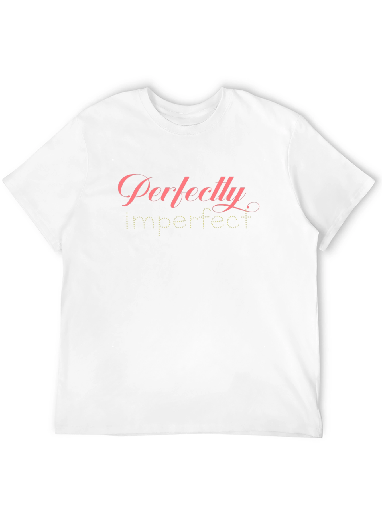 Perfectly Imperfect Black Graphic T-Shirt