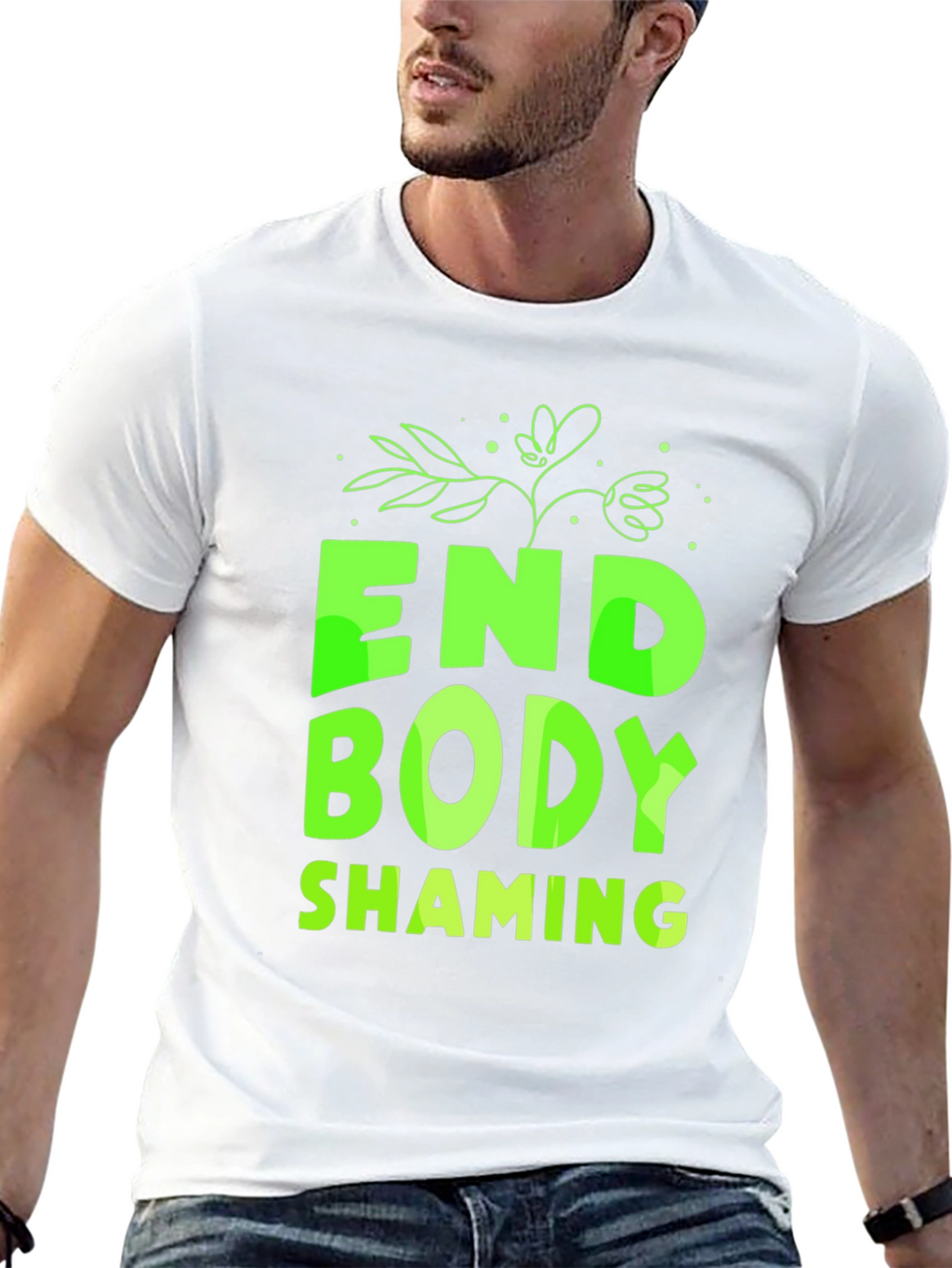 End Body Shaming Graphic T-Shirt