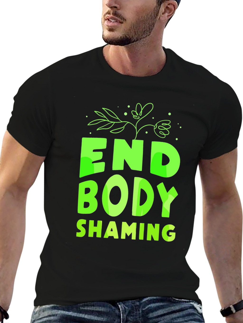 End Body Shaming Graphic T-Shirt