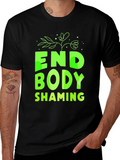 End Body Shaming Graphic T-Shirt