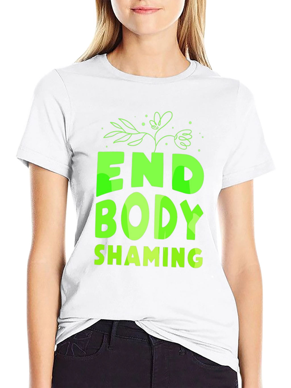 End Body Shaming Graphic T-Shirt