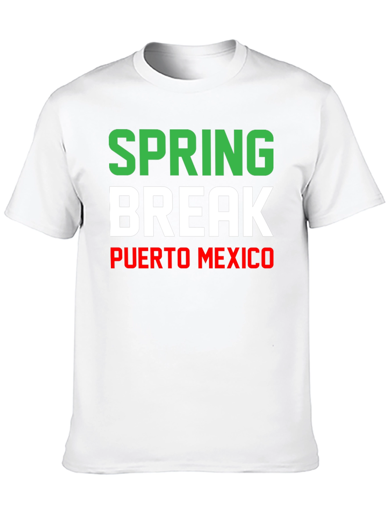 Spring Break Puerto Mexico Graphic T-Shirt