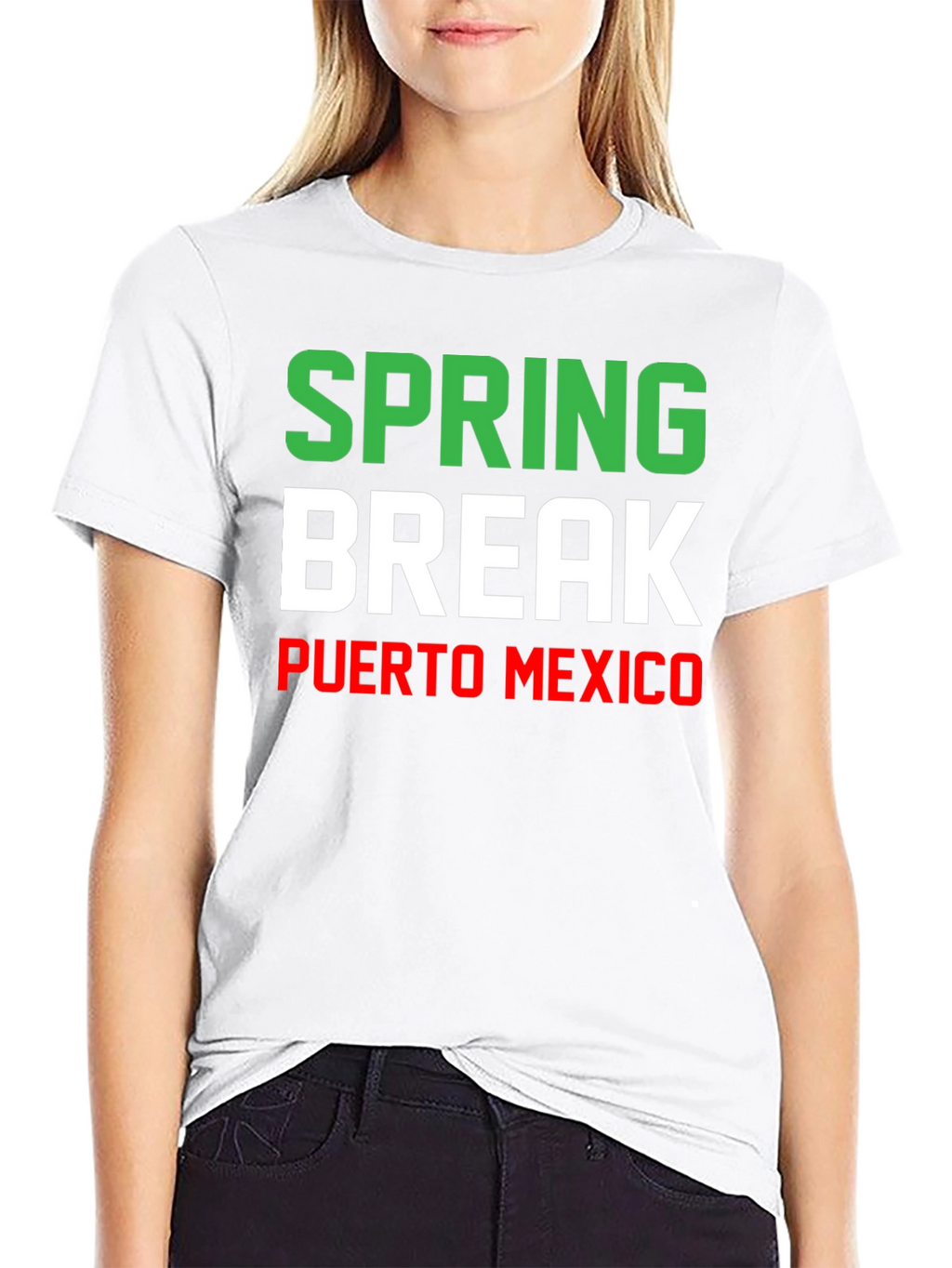 Spring Break Puerto Mexico Graphic T-Shirt