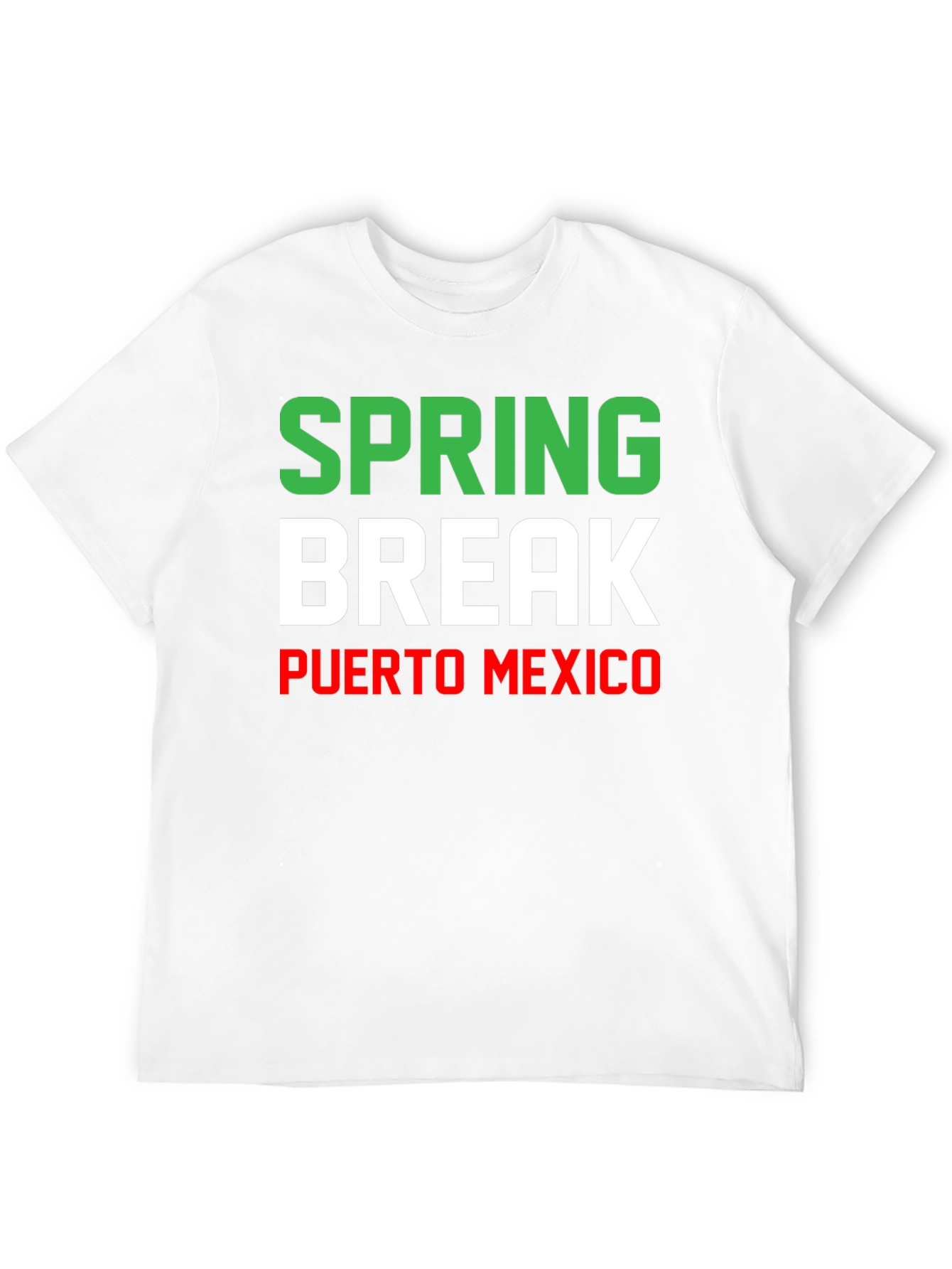 Spring Break Puerto Mexico Graphic T-Shirt