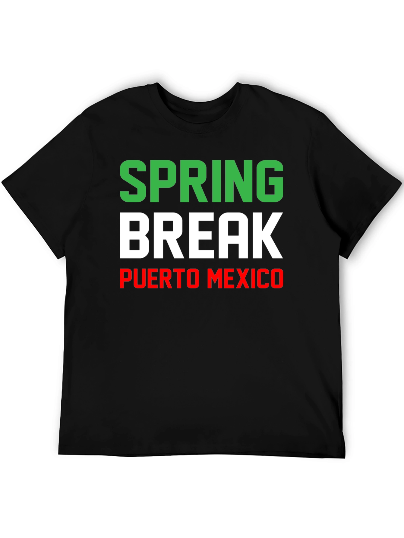 Spring Break Puerto Mexico Graphic T-Shirt