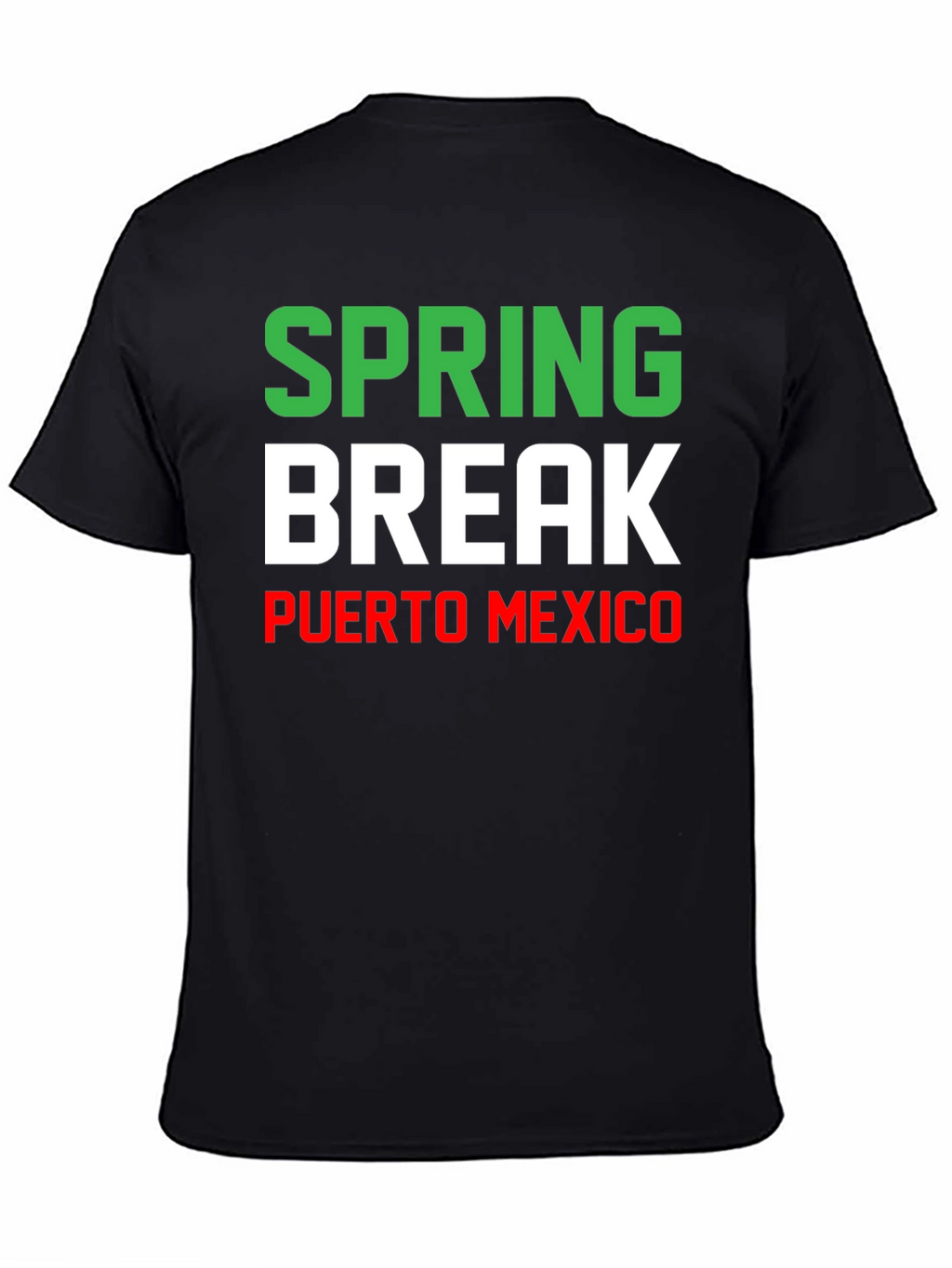 Spring Break Puerto Mexico Graphic T-Shirt