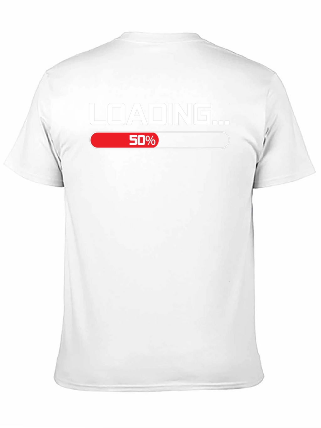 Loading 50% T-Shirt Funny Graphic Tee