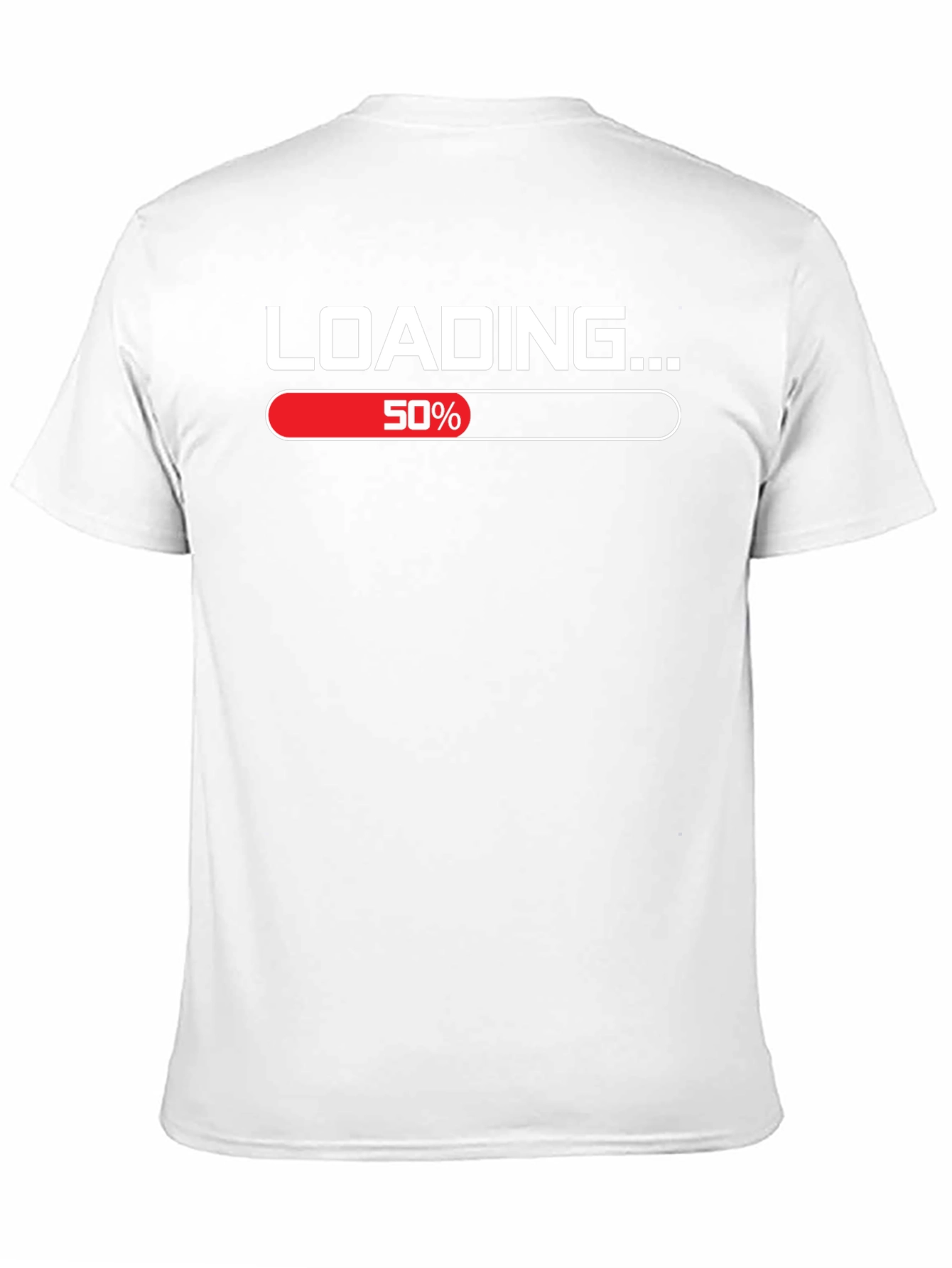 Loading 50% T-Shirt Funny Graphic Tee