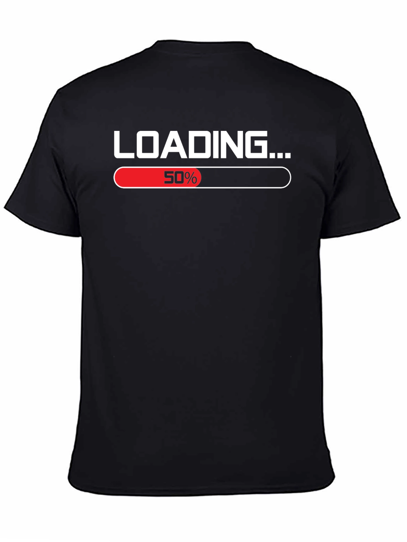 Loading 50% T-Shirt Funny Graphic Tee
