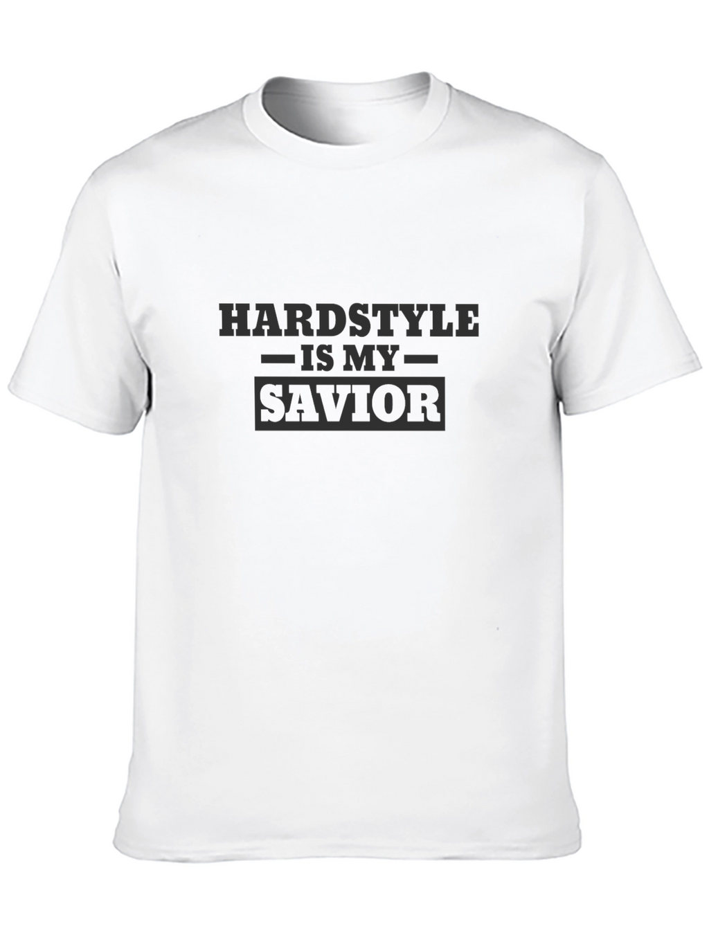 Hardstyle Is My Savior Black Graphic Tee