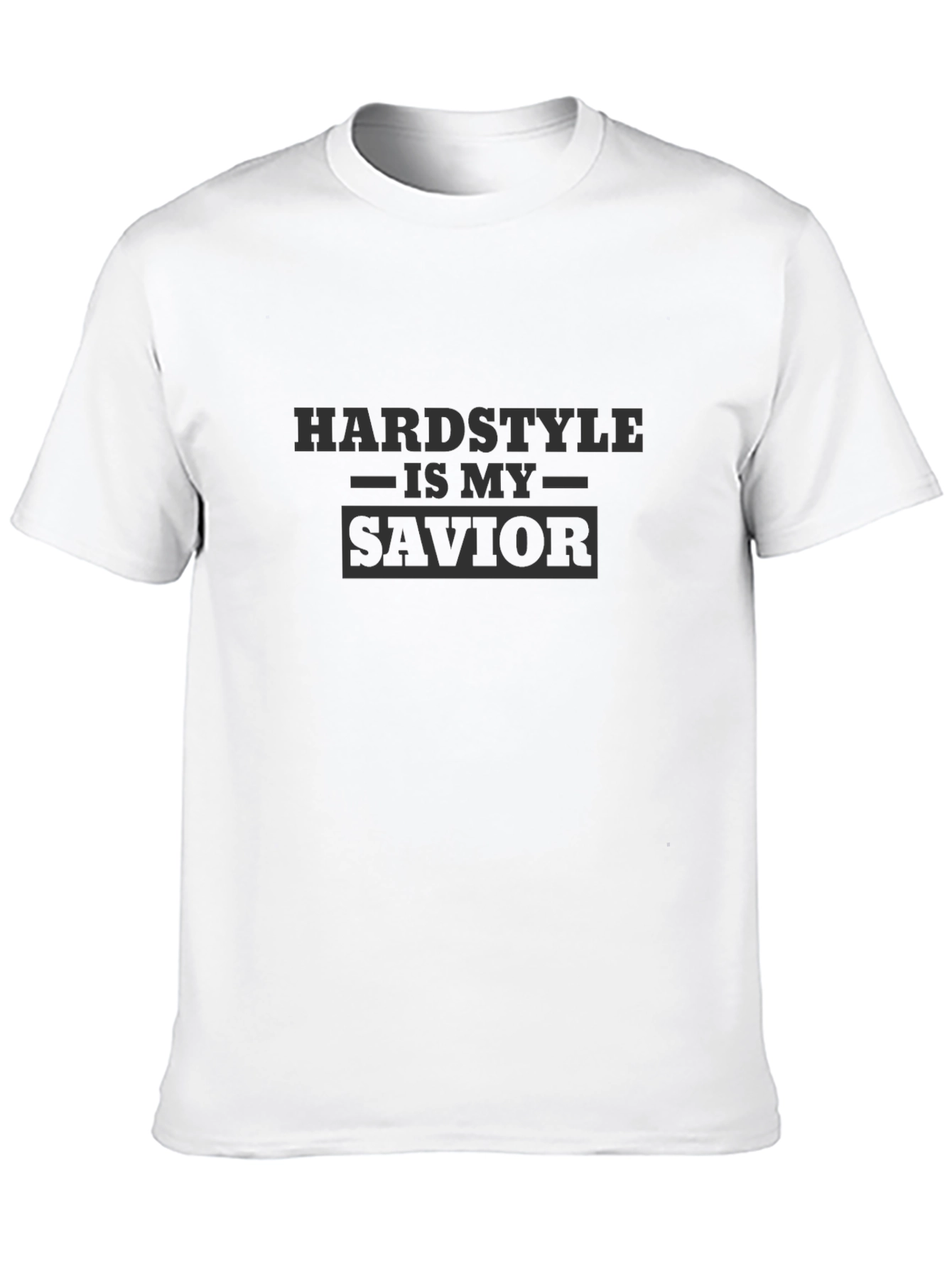 Hardstyle Is My Savior Black Graphic Tee