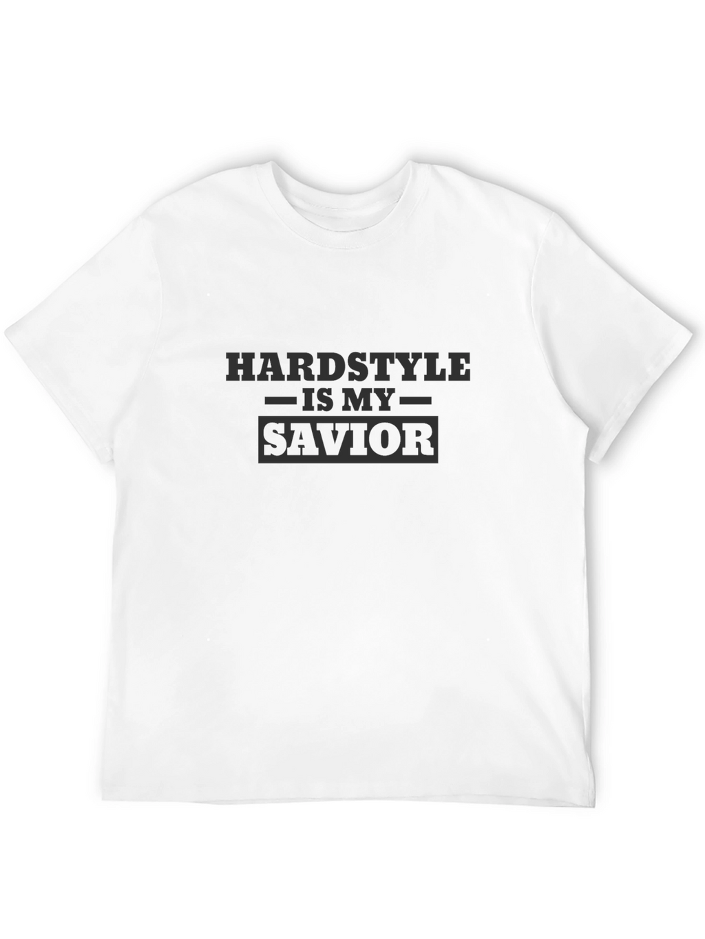 Hardstyle Is My Savior Black Graphic Tee