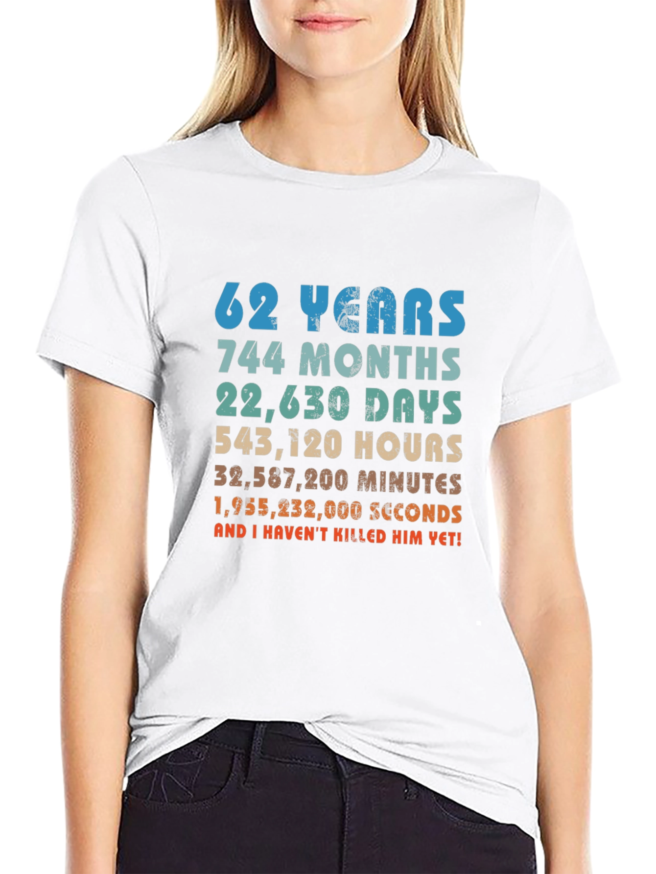 62nd Anniversary Novelty Graphic T-Shirt