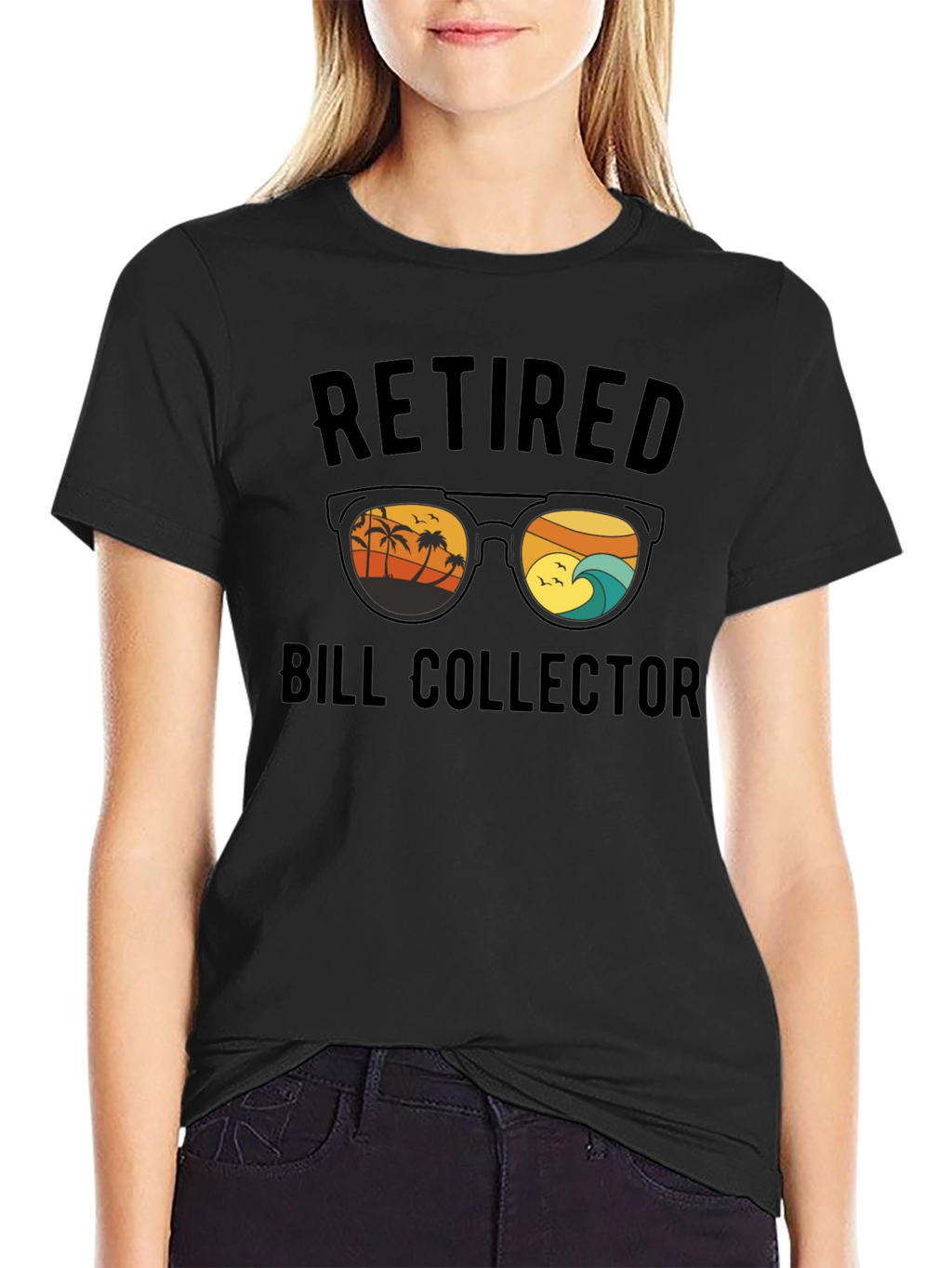 Retired Bill Collector Graphic T-Shirt