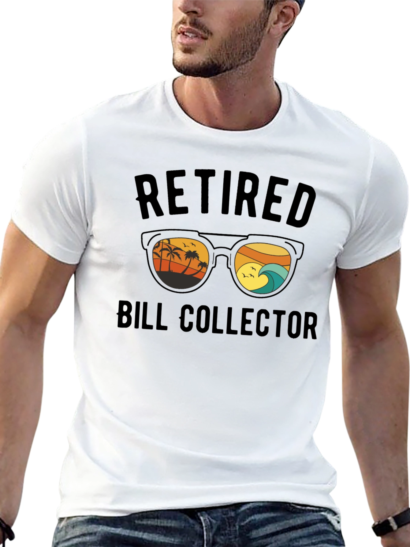 Retired Bill Collector Graphic T-Shirt