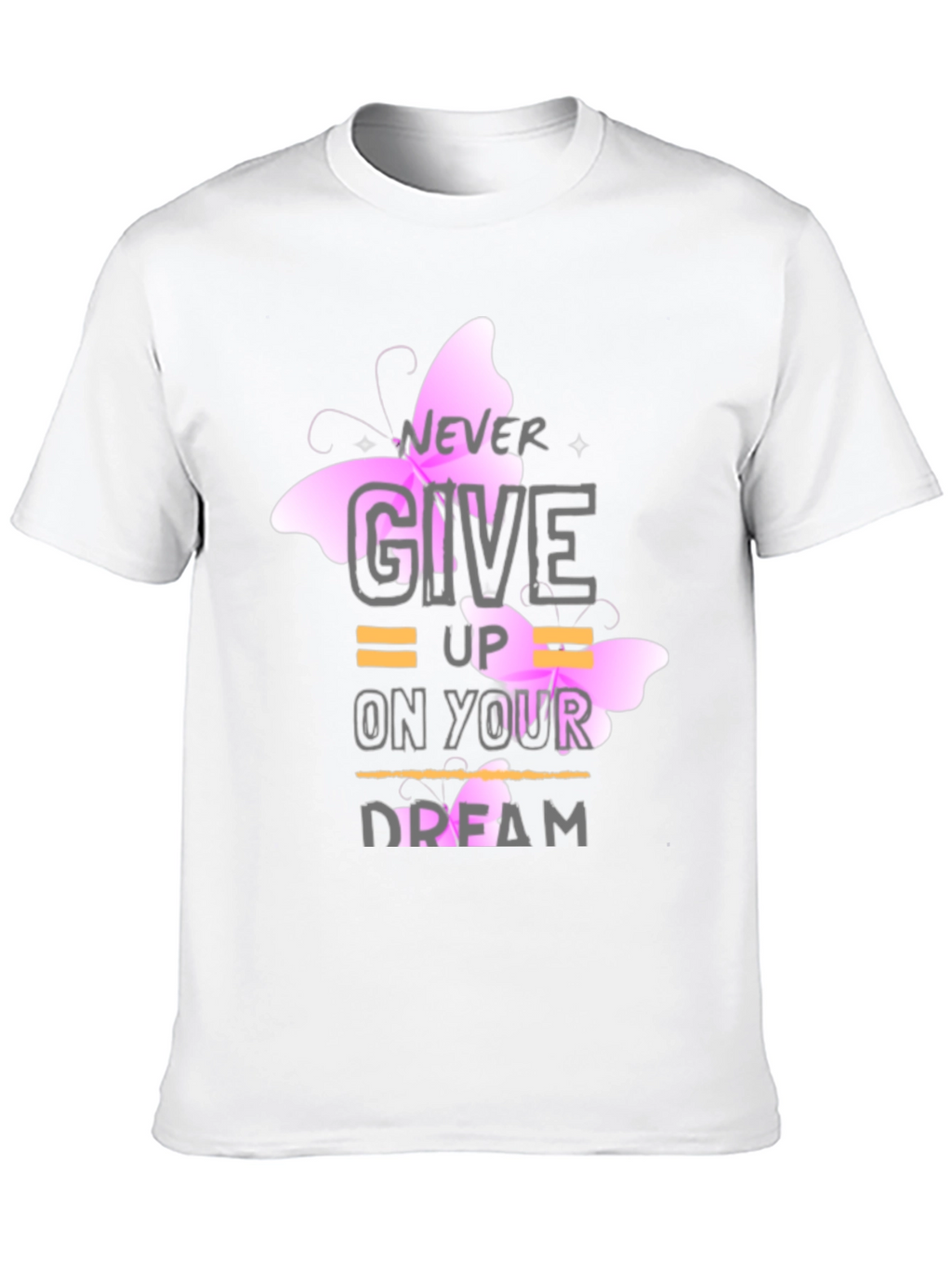 Motivational Butterfly Graphic T-Shirt