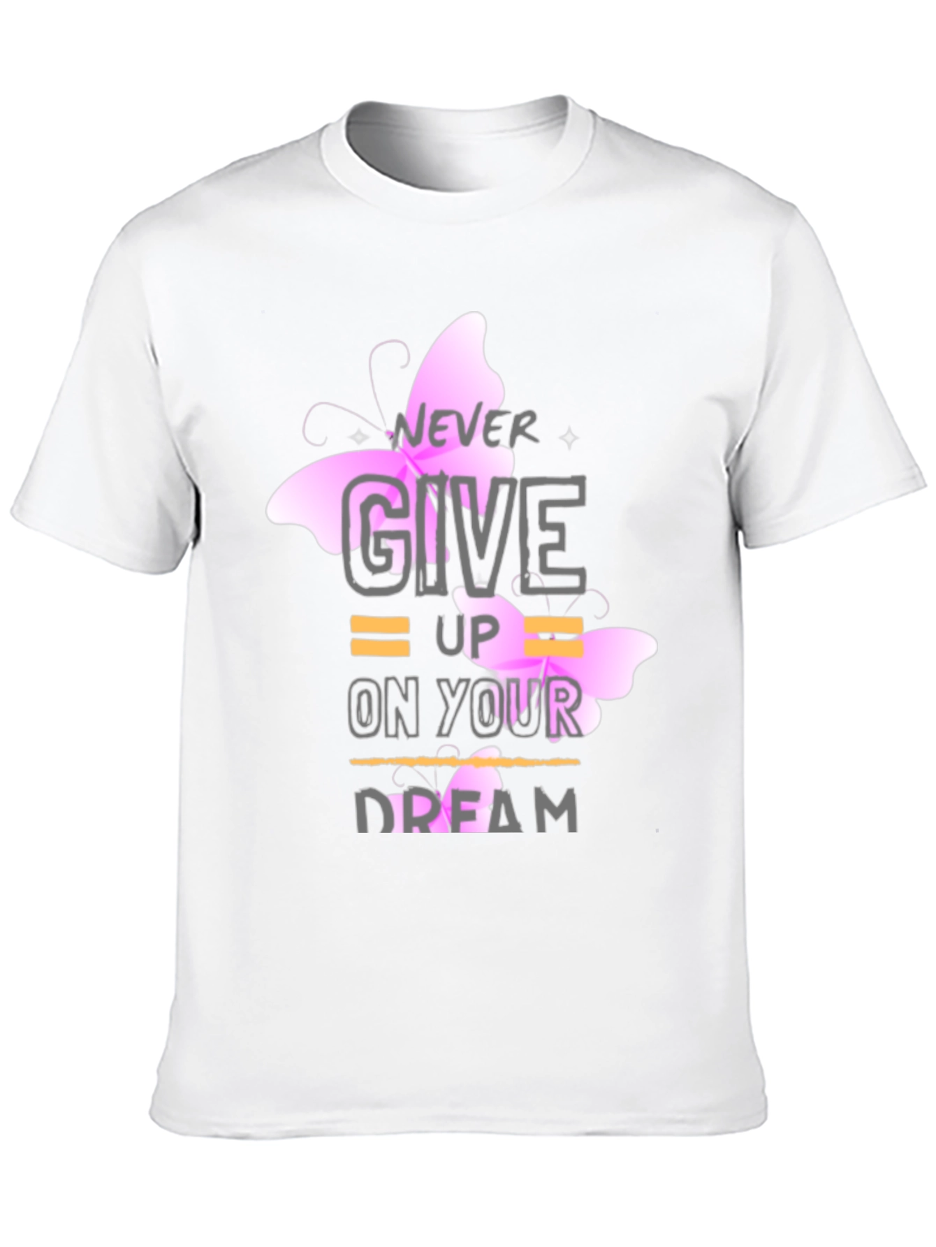 Motivational Butterfly Graphic T-Shirt
