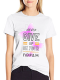 Motivational Butterfly Graphic T-Shirt