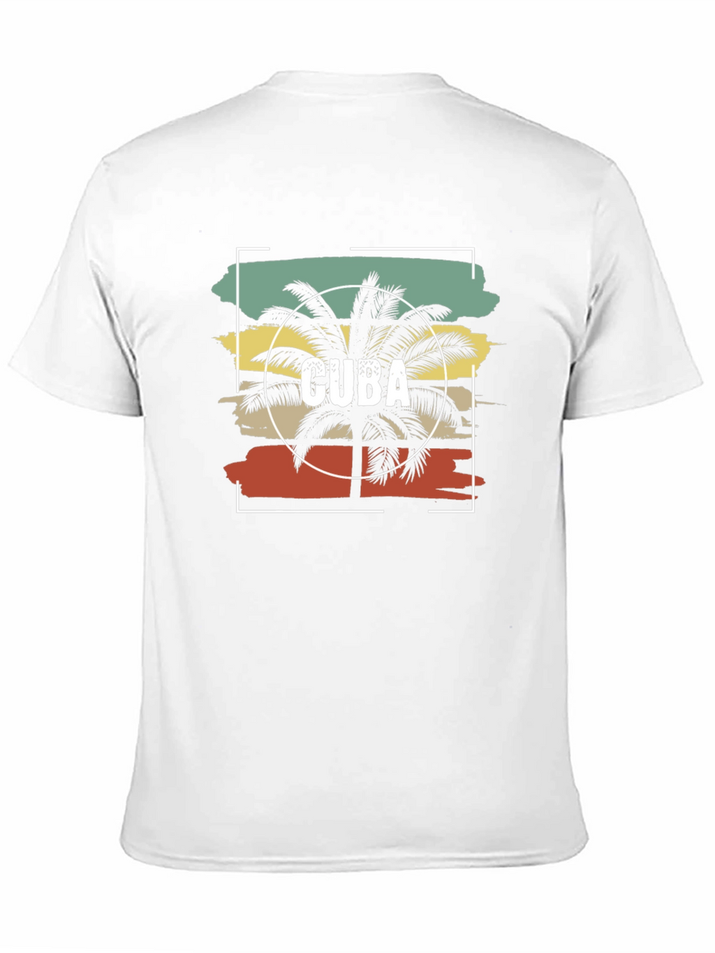 Cuba Palm Tree T-Shirt - Retro Style
