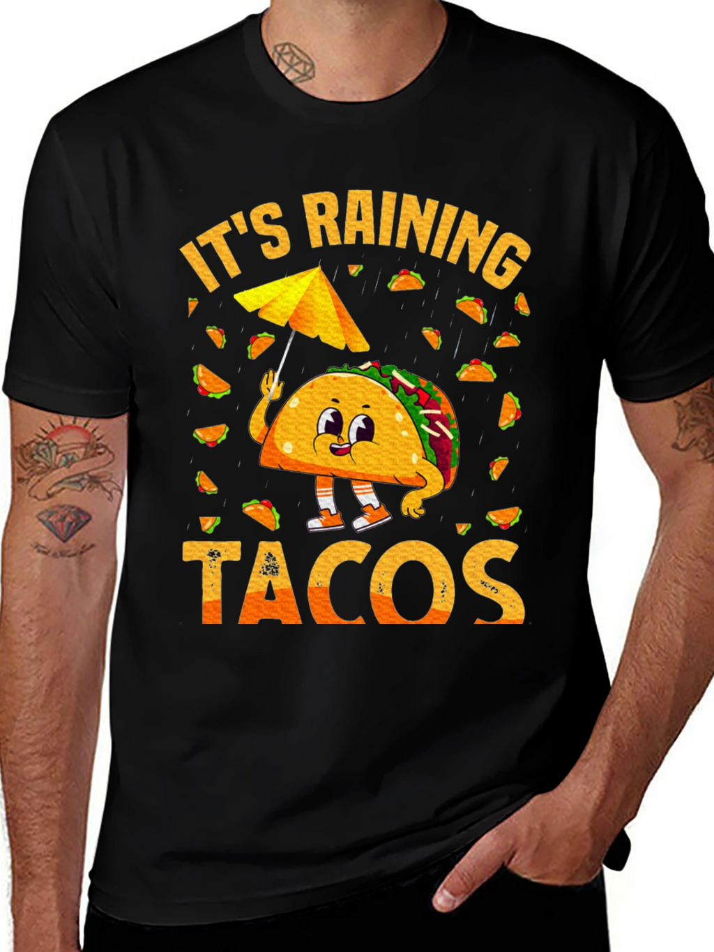 Its Raining Tacos Graphic T-Shirt