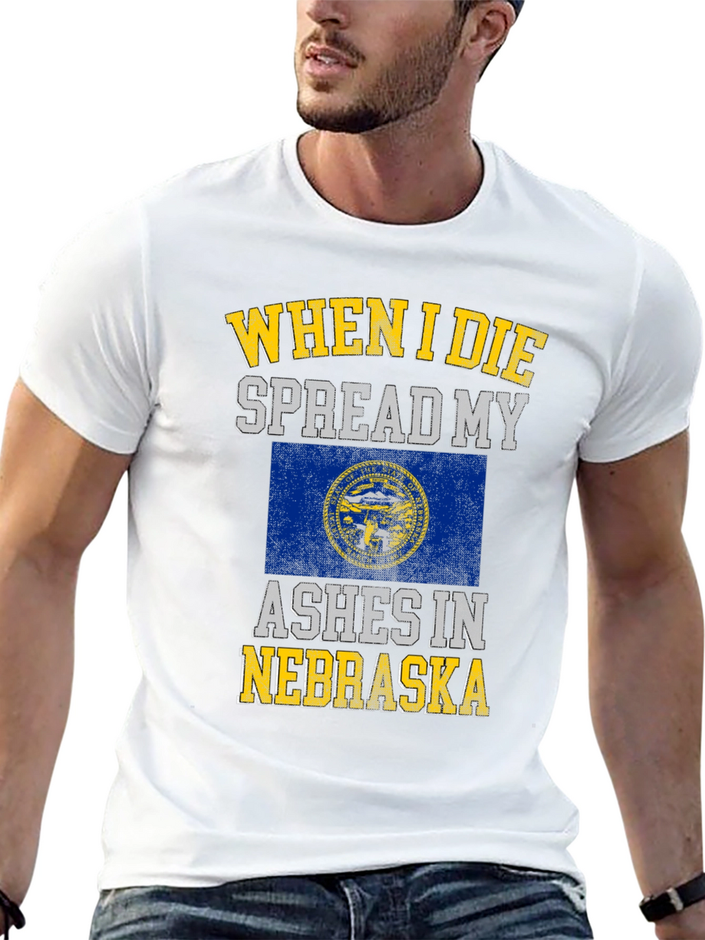 Nebraska Ashes Mens Black T-Shirt