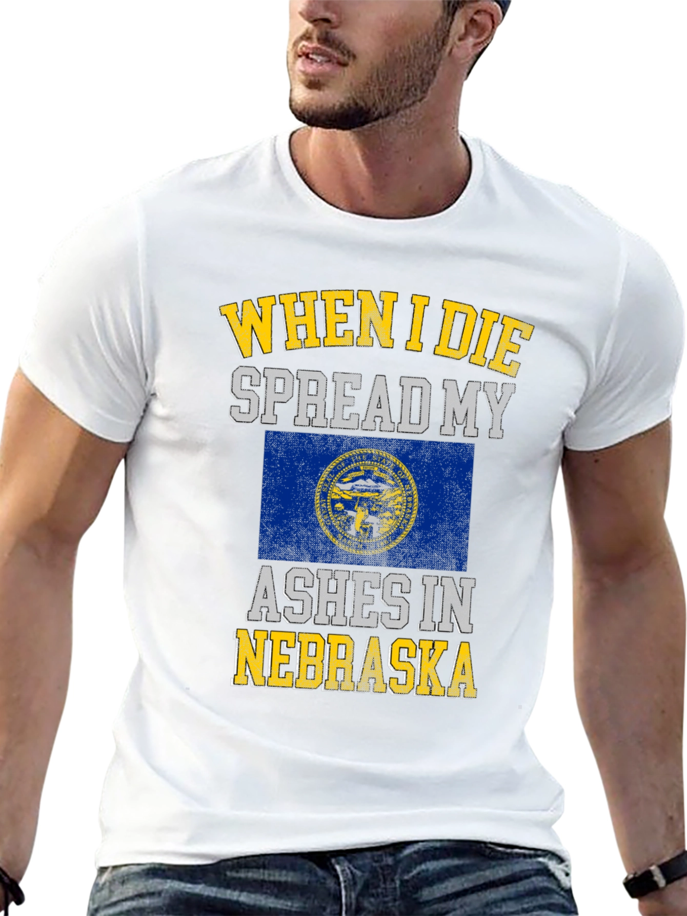 Nebraska Ashes Mens Black T-Shirt