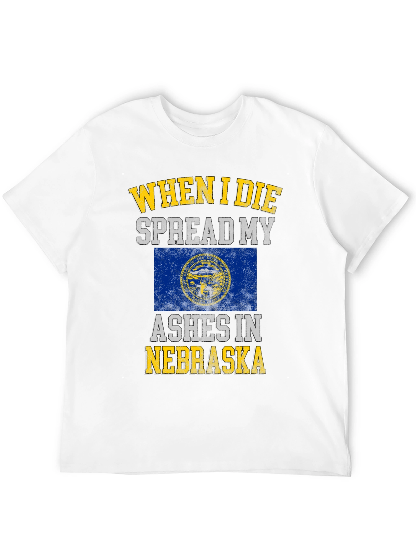 Nebraska Ashes Mens Black T-Shirt