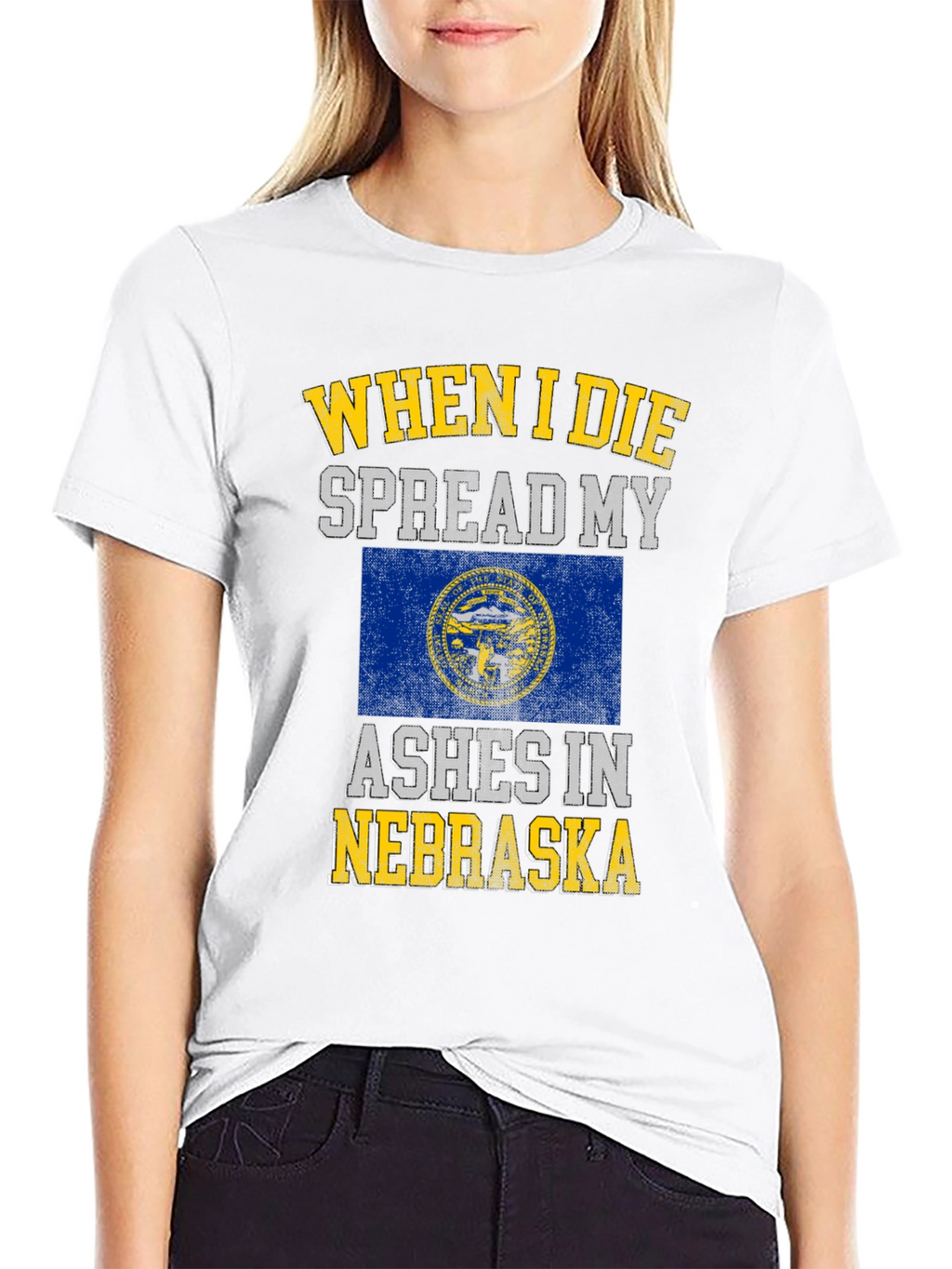 Nebraska Ashes Mens Black T-Shirt