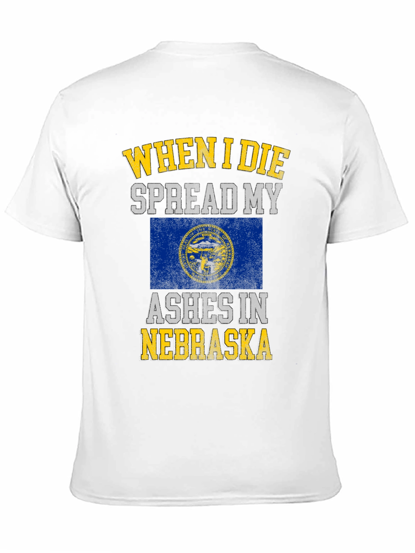 Nebraska Ashes Mens Black T-Shirt