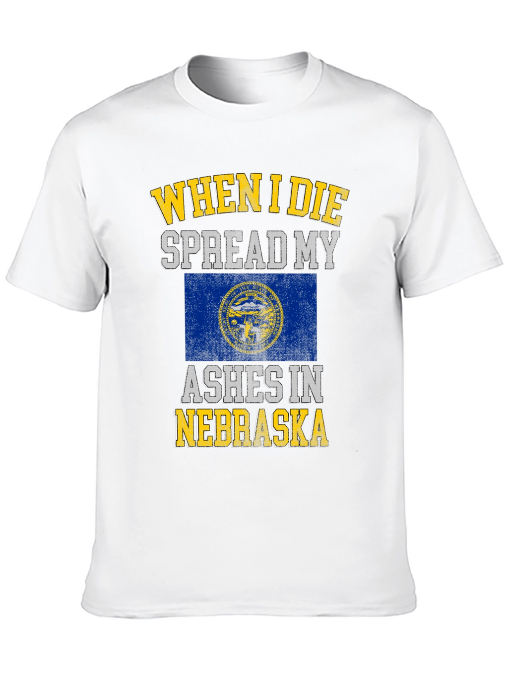 Nebraska Ashes Mens Black T-Shirt