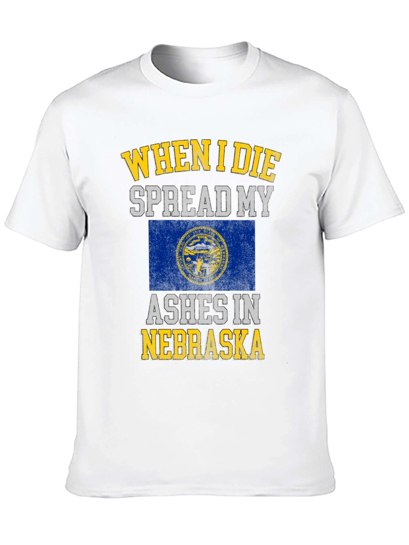 Nebraska Ashes Mens Black T-Shirt