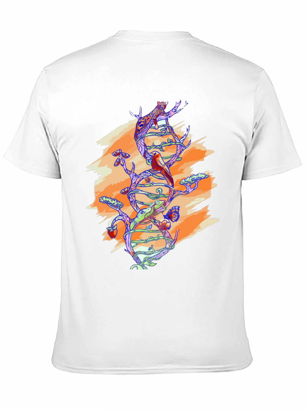 Nature DNA Graphic Tee - Black Unisex Shirt