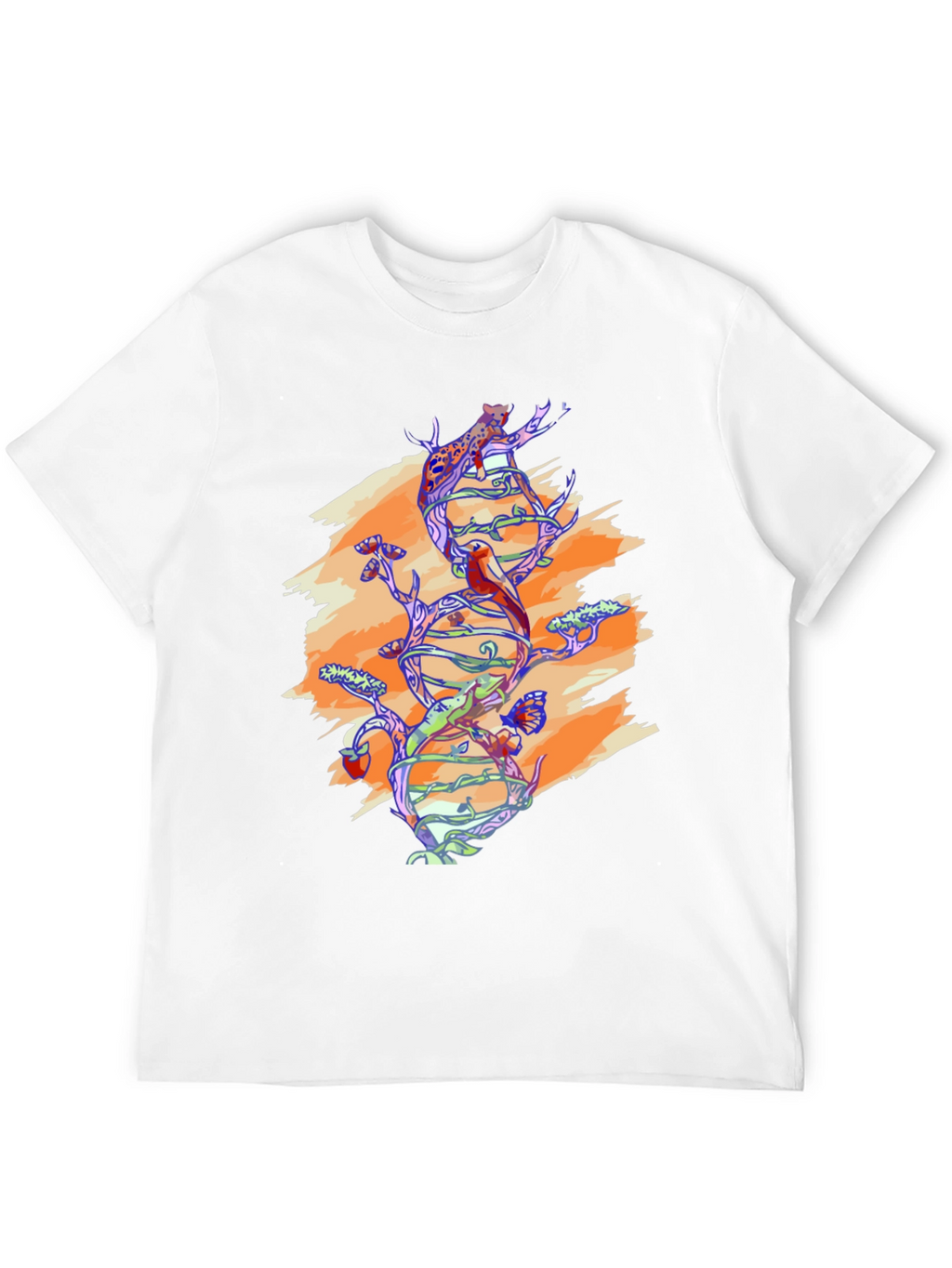 Nature DNA Graphic Tee - Black Unisex Shirt