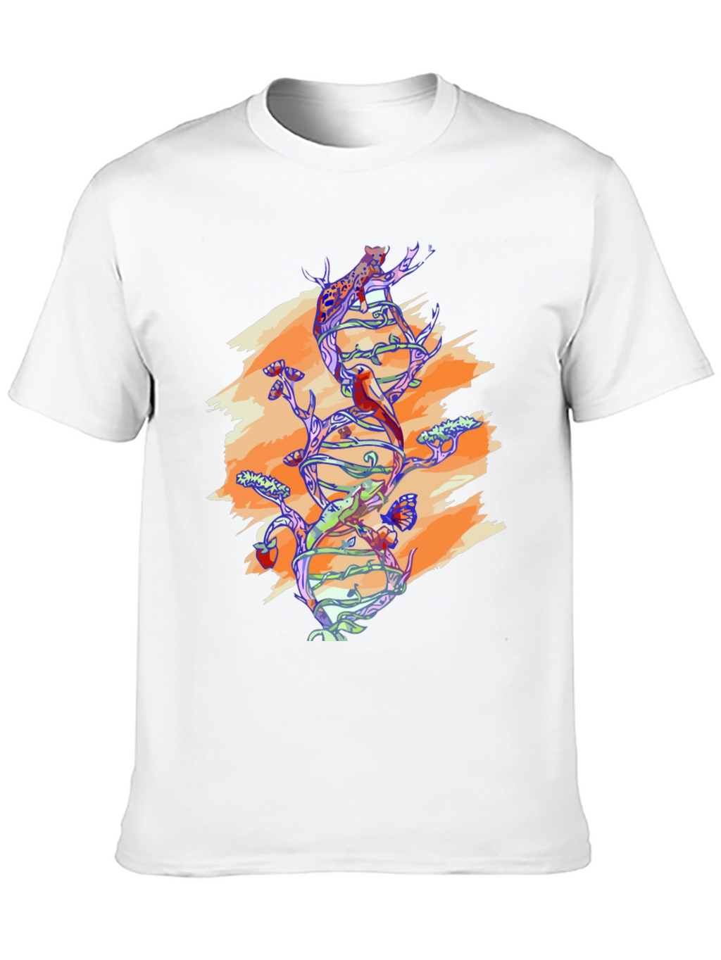 Nature DNA Graphic Tee - Black Unisex Shirt