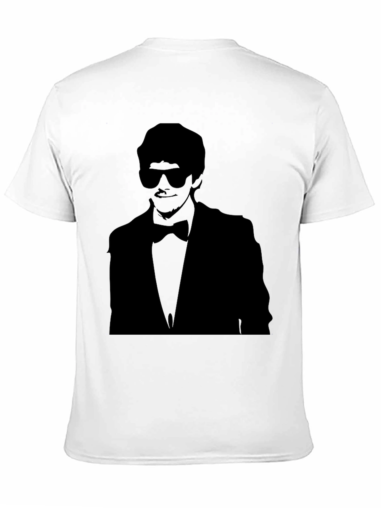 Silhouette Tuxedo T-Shirt - Black
