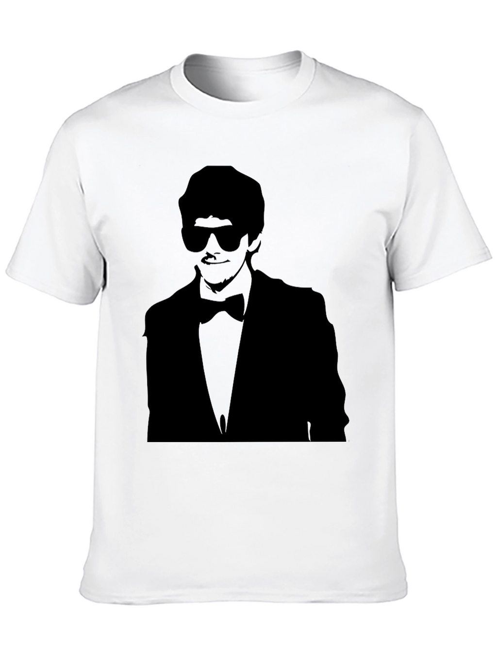 Silhouette Tuxedo T-Shirt - Black