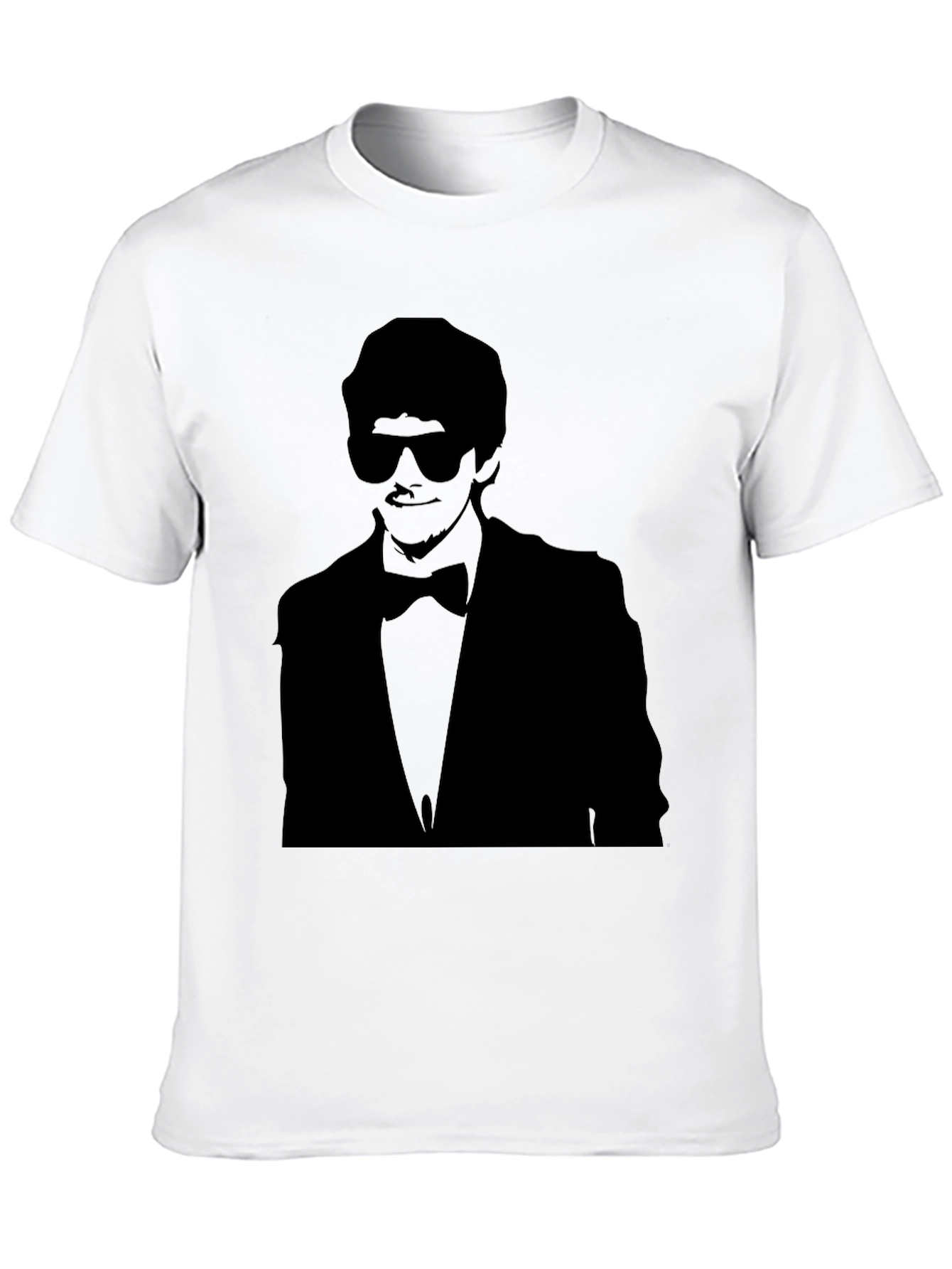 Silhouette Tuxedo T-Shirt - Black
