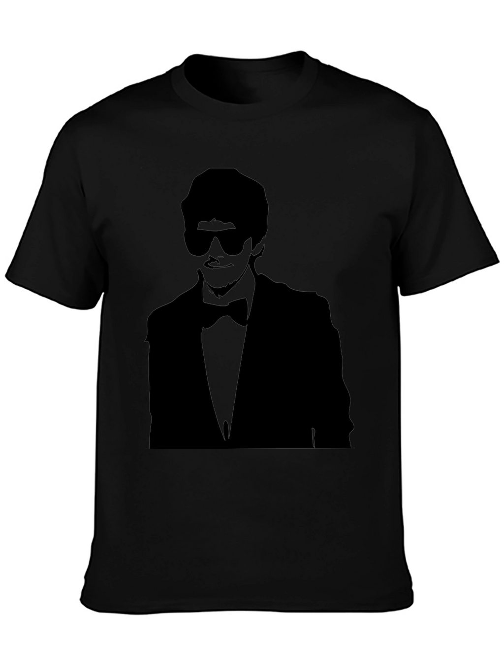 Silhouette Tuxedo T-Shirt - Black