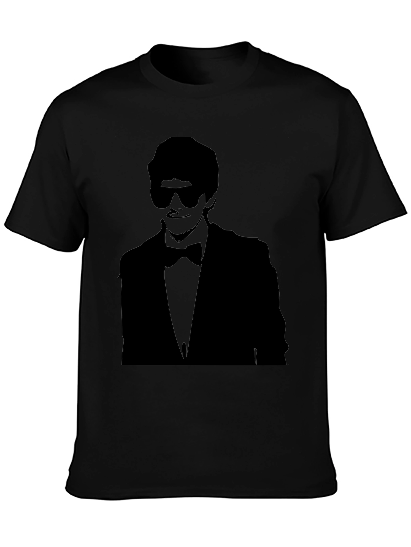Silhouette Tuxedo T-Shirt - Black