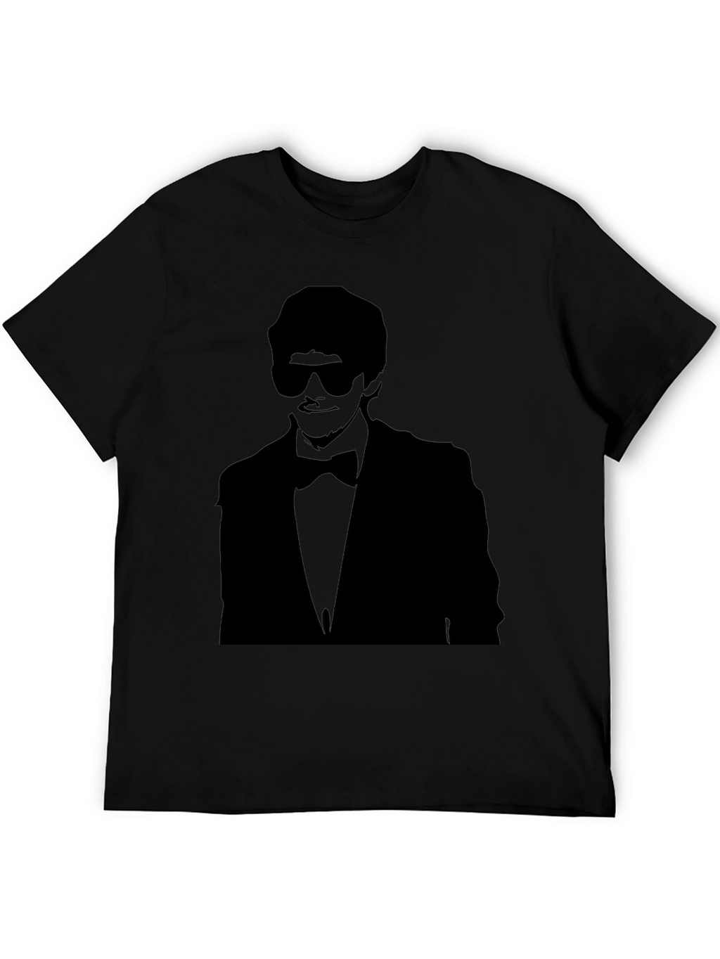 Silhouette Tuxedo T-Shirt - Black