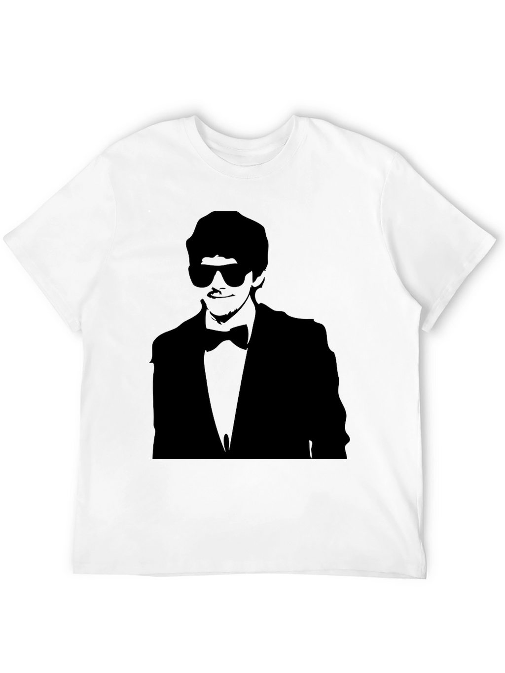 Silhouette Tuxedo T-Shirt - Black