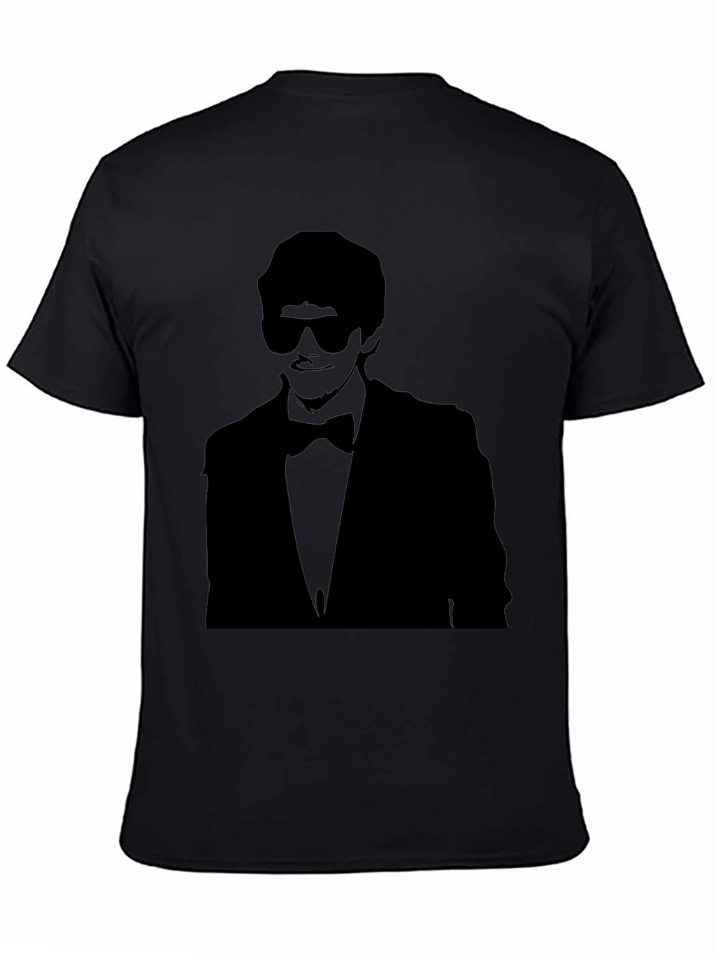 Silhouette Tuxedo T-Shirt - Black