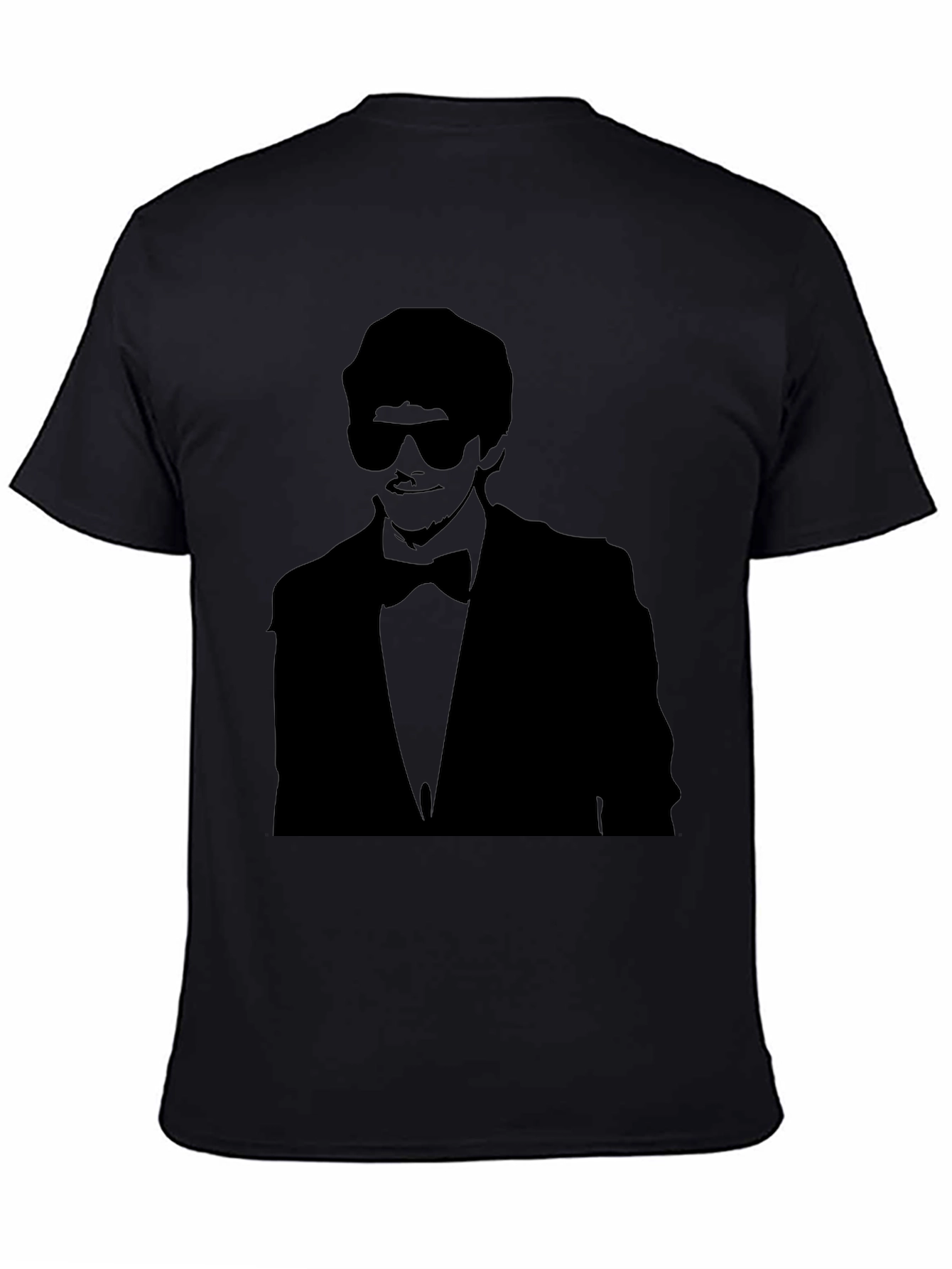 Silhouette Tuxedo T-Shirt - Black